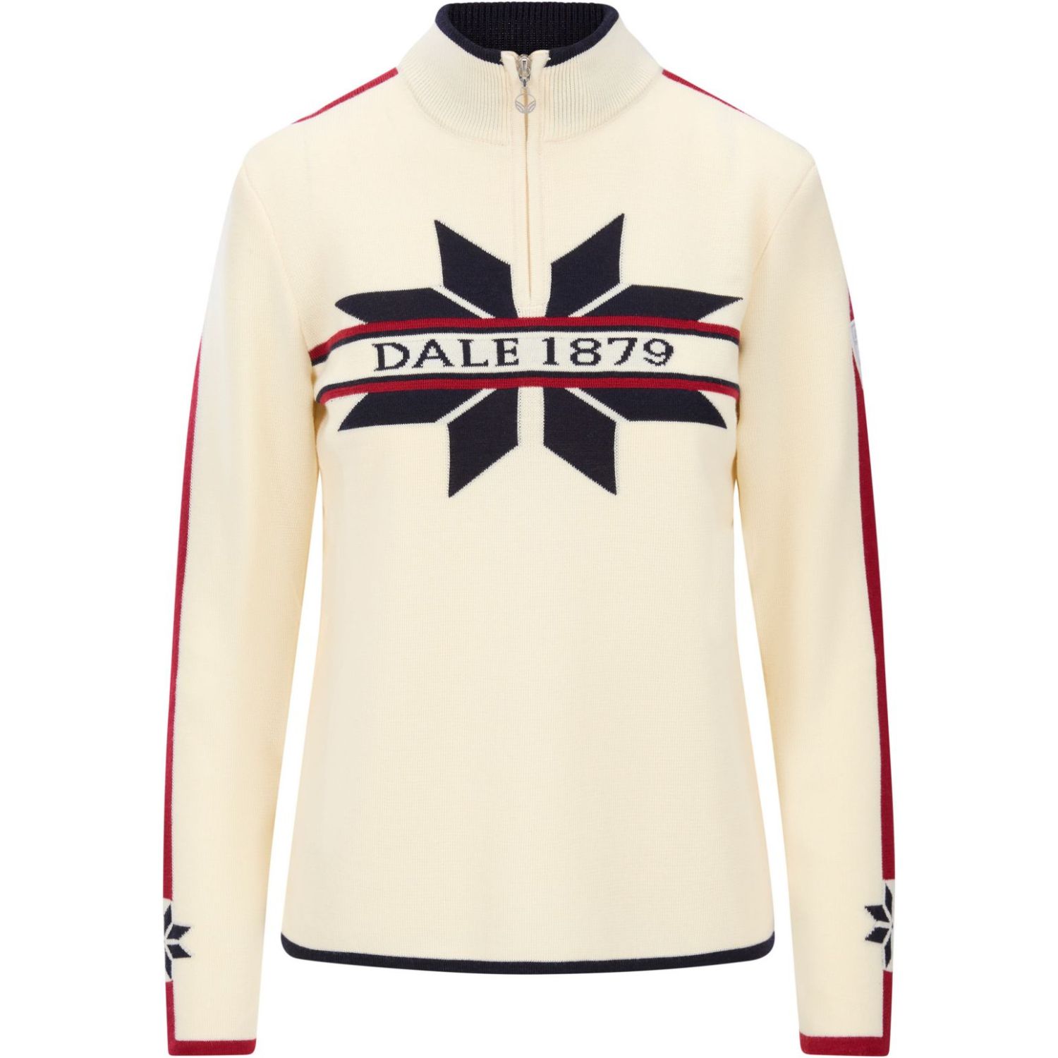 Dale of Norway Nåle Suéter feminino, de fleece, feminino, branco cru