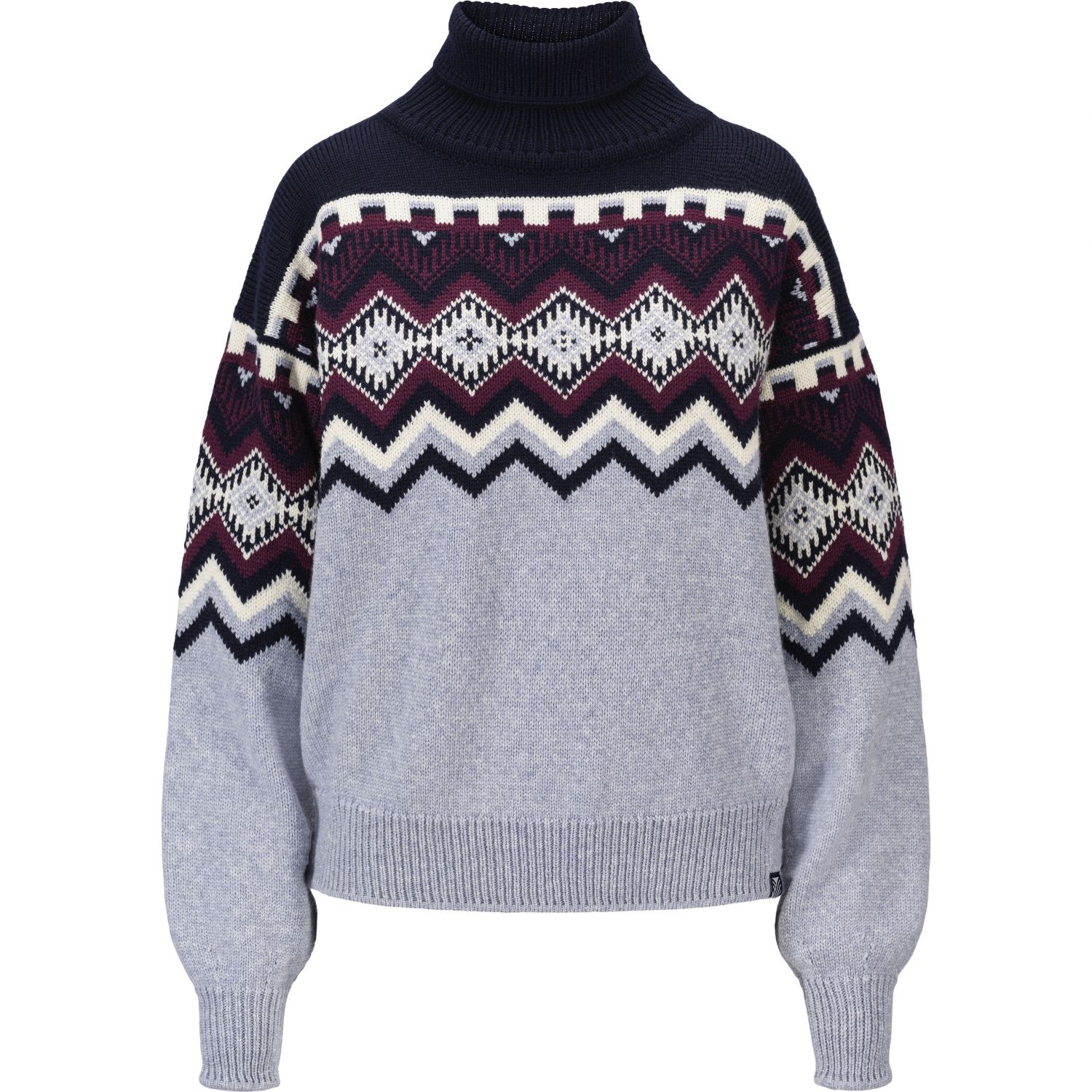 Dale of Norway Randaberg, Sweater, Dame, Light Blue Mel. Navy Wine