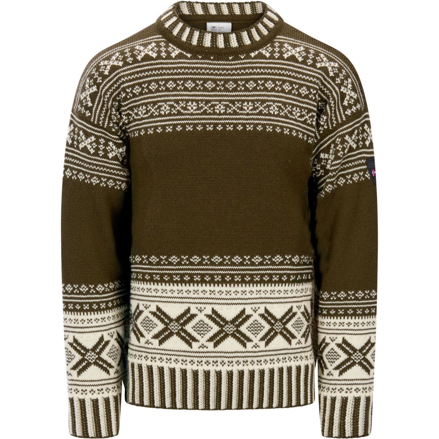 Dale of Norway Torridal Masc Sweater, polaire, homme, vert armée