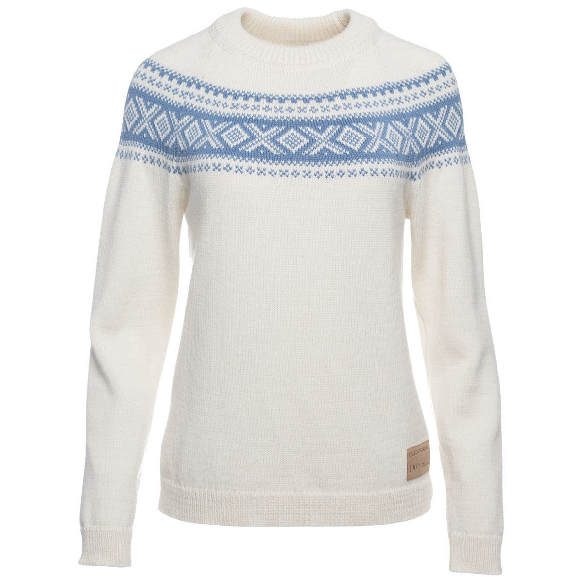 Dale of Norway Vågsøy, Sweater, Dame, Offwhite/Blueshadow