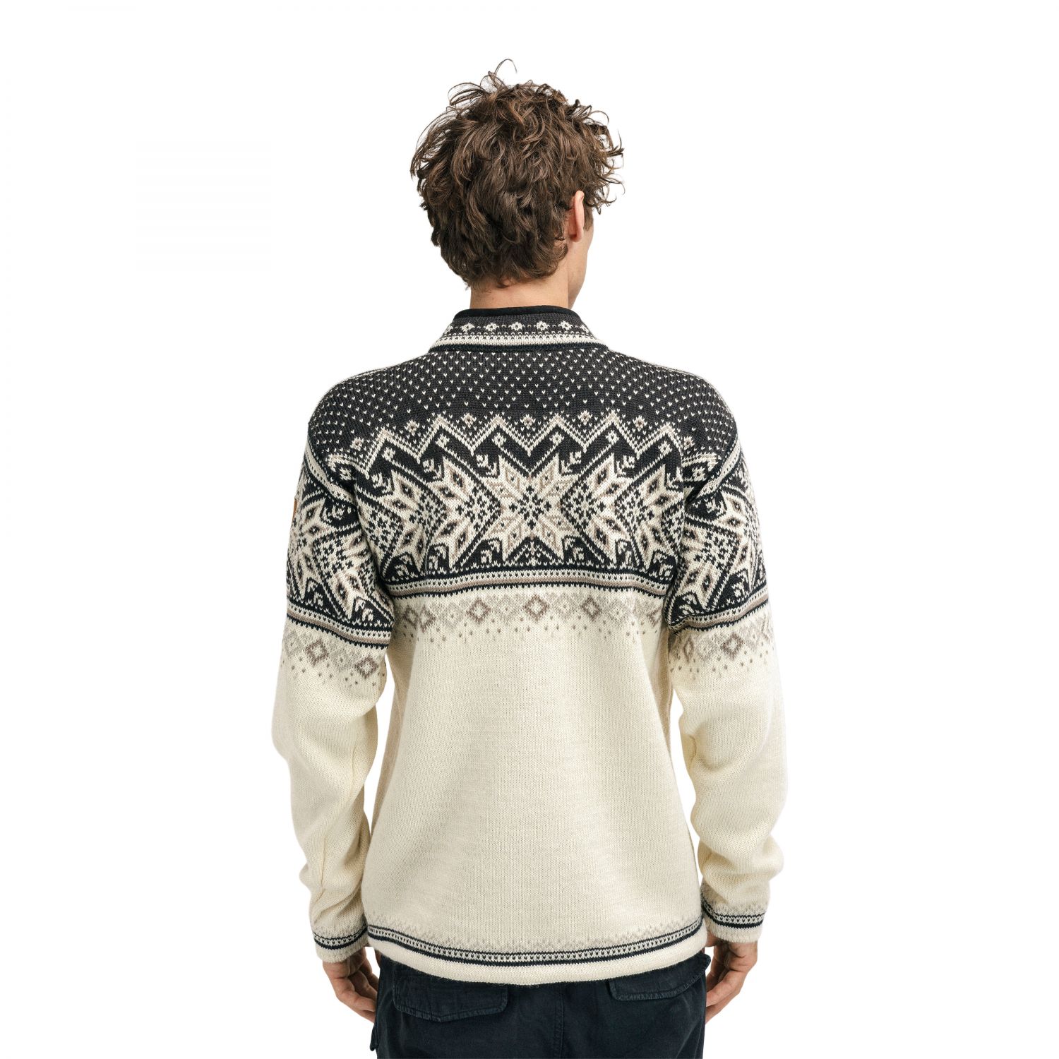 Dale of Norway Vail, sweater, men, offwhite/cofffee