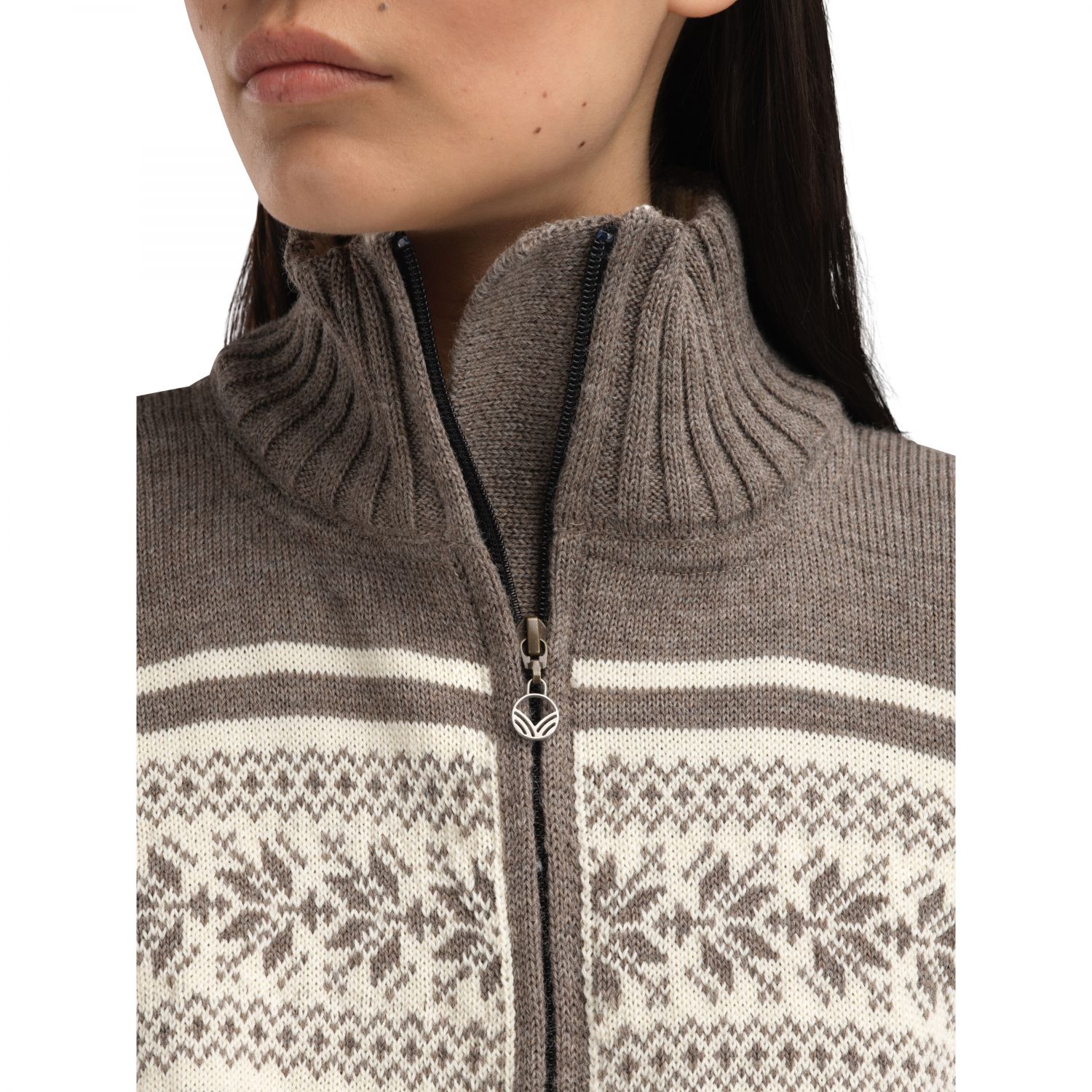 Dale of Norway Vola WP, jachetă, pulover din fleece, femeie, maro