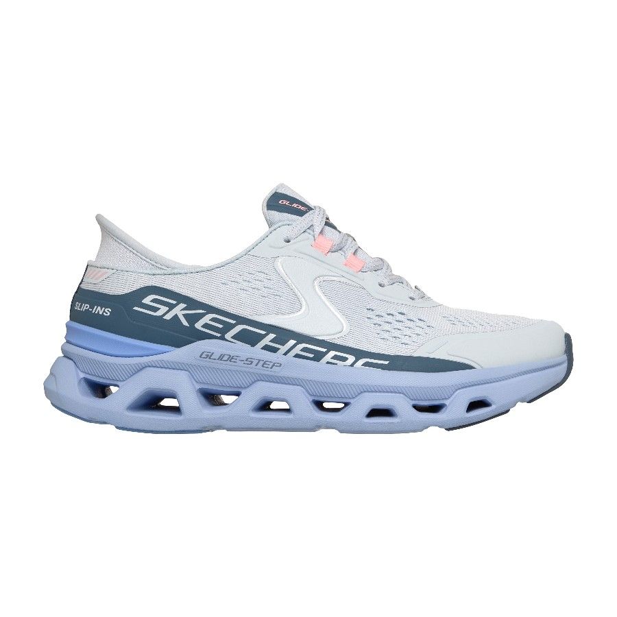 Dámska bežecká obuv Skechers Glide-Step Atlus, modrá