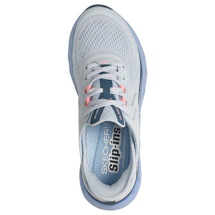 Dámska bežecká obuv Skechers Glide-Step Atlus, modrá