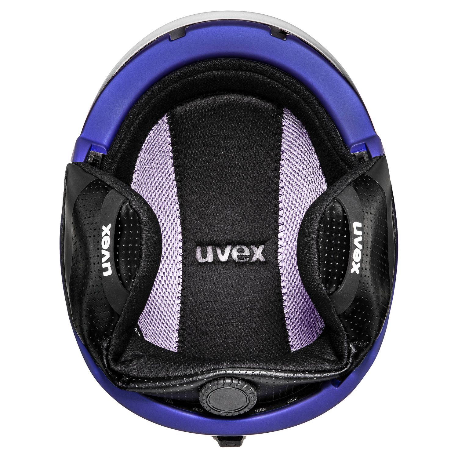 Dámská lyžařská helma Uvex Ultra Pro, bílá/fialová