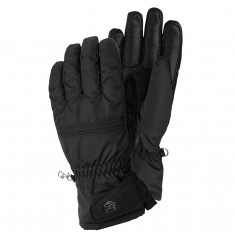 Dámské lyžařské rukavice Hestra Primaloft Leather, černé