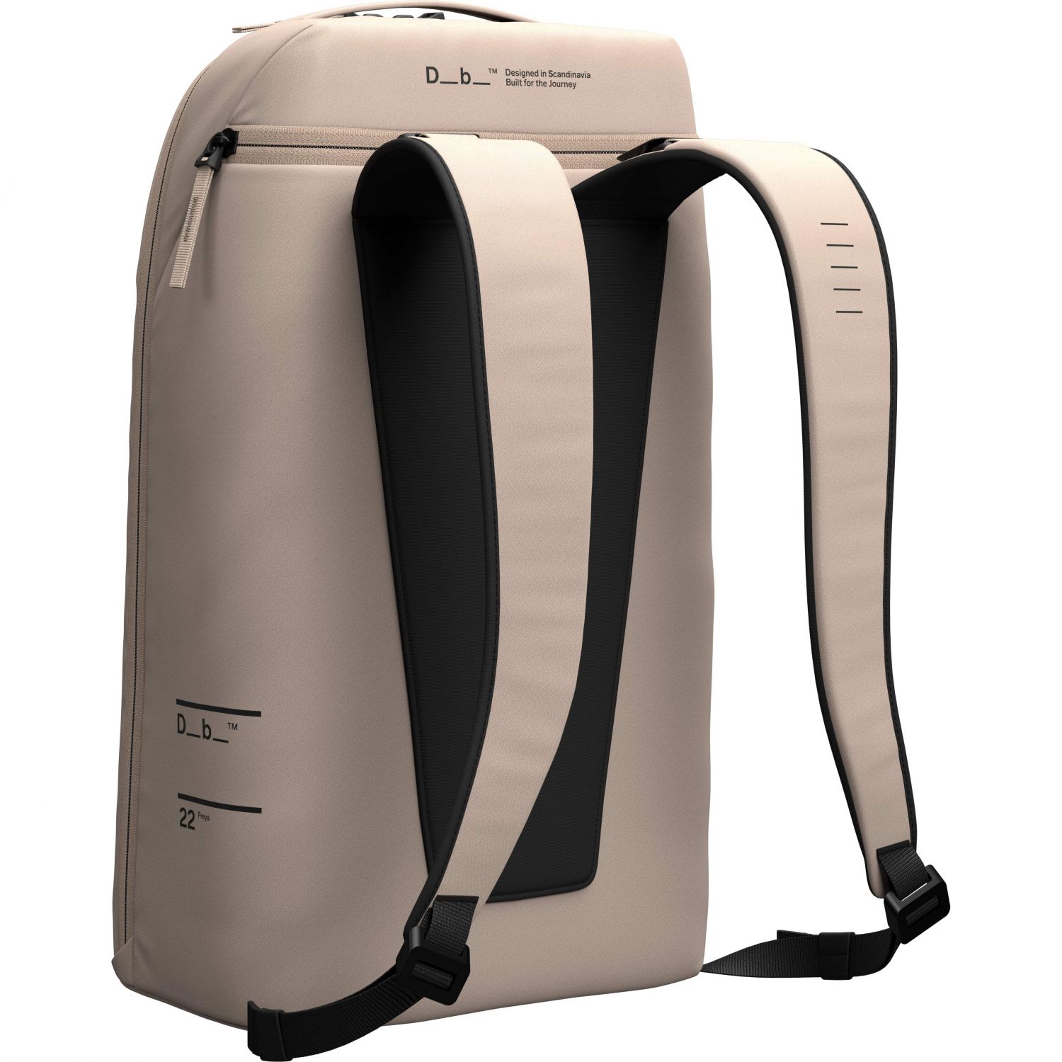 Db Freya, 22L, mochila, mulher, bege nevoeiro