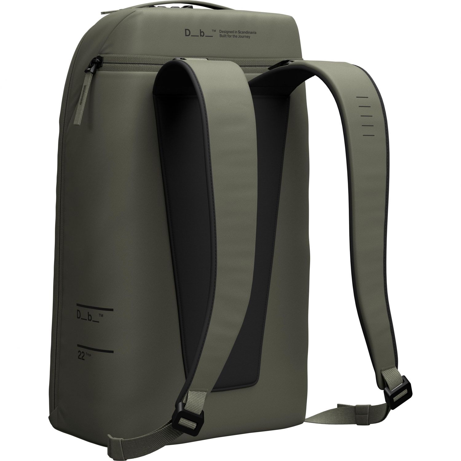 Db Freya, 22L, rucsac, femei, verde mușchi