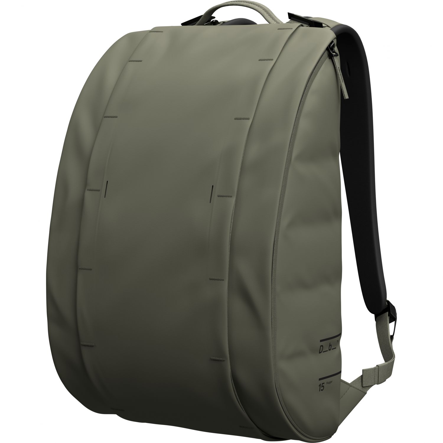 Db Hugger Base, 15L, blackpack, moss green