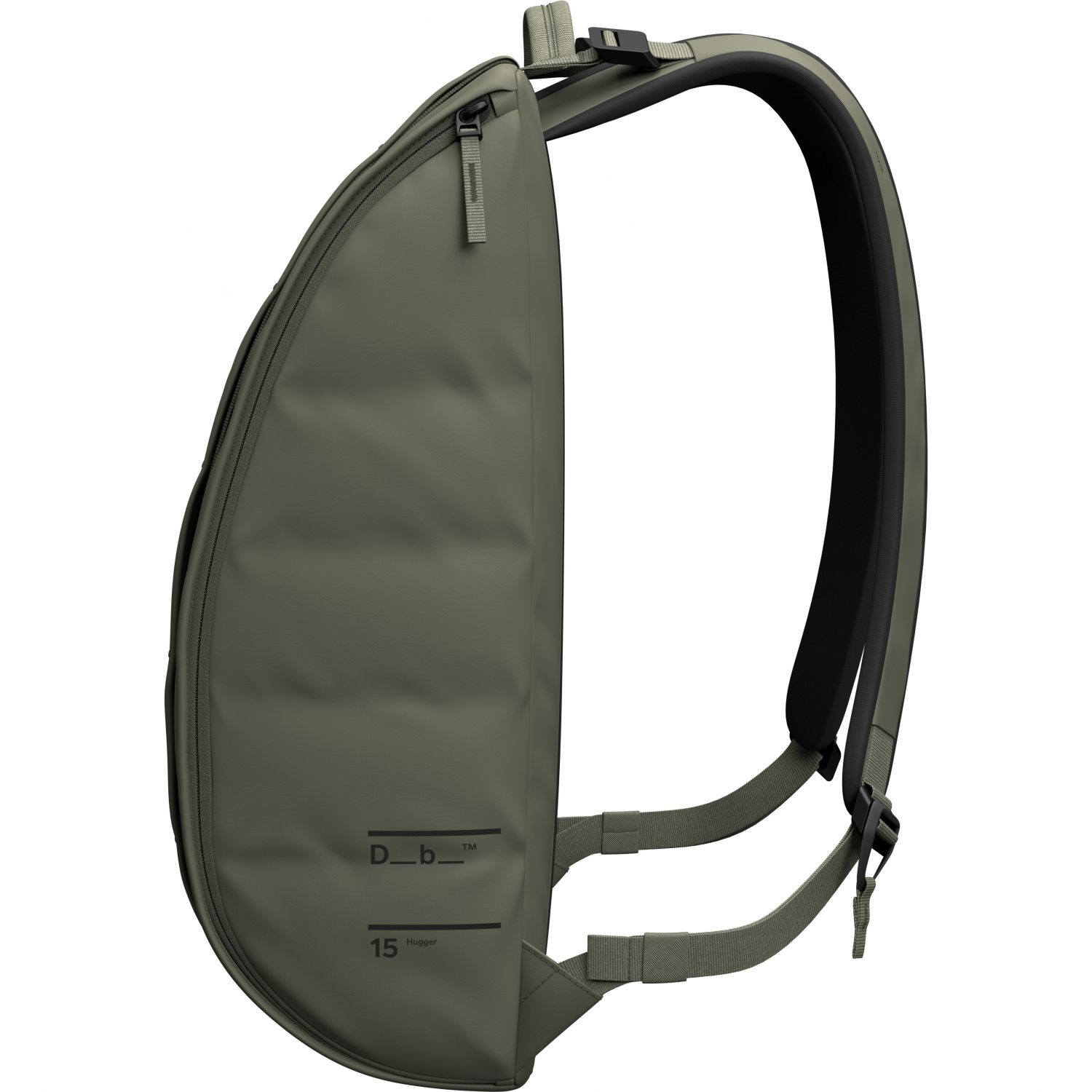 Db Hugger Base, 15L, blackpack, moss green