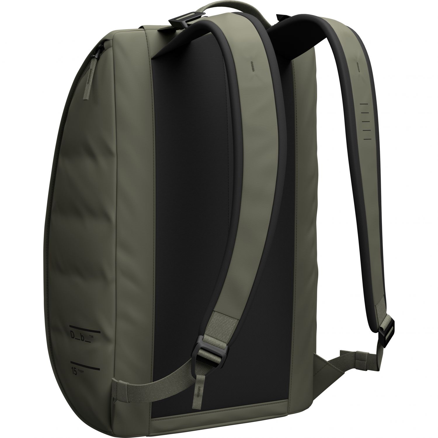Db Hugger Base, 15L, blackpack, moss green