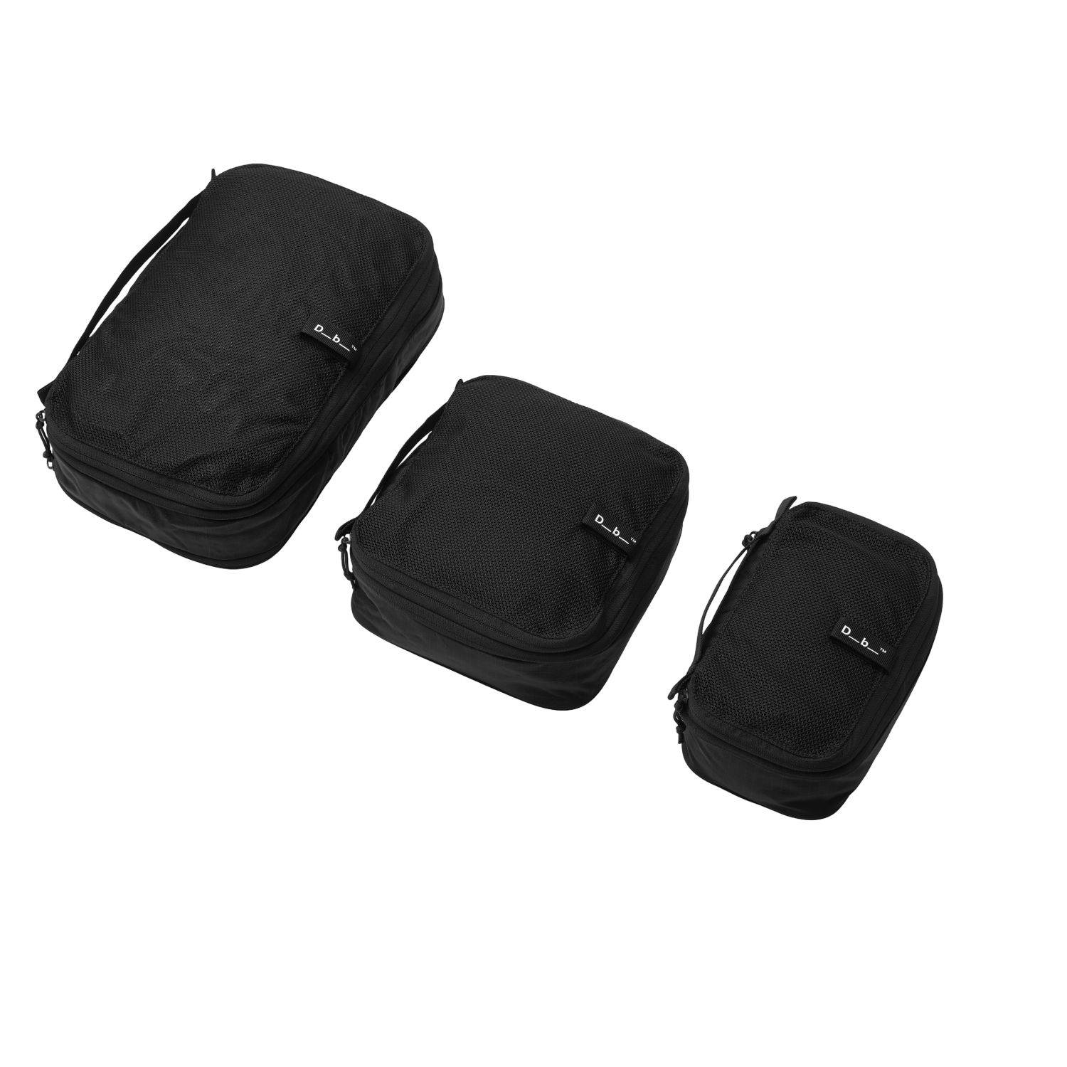 Db Packing Cube 3Pcs Set, Black Out