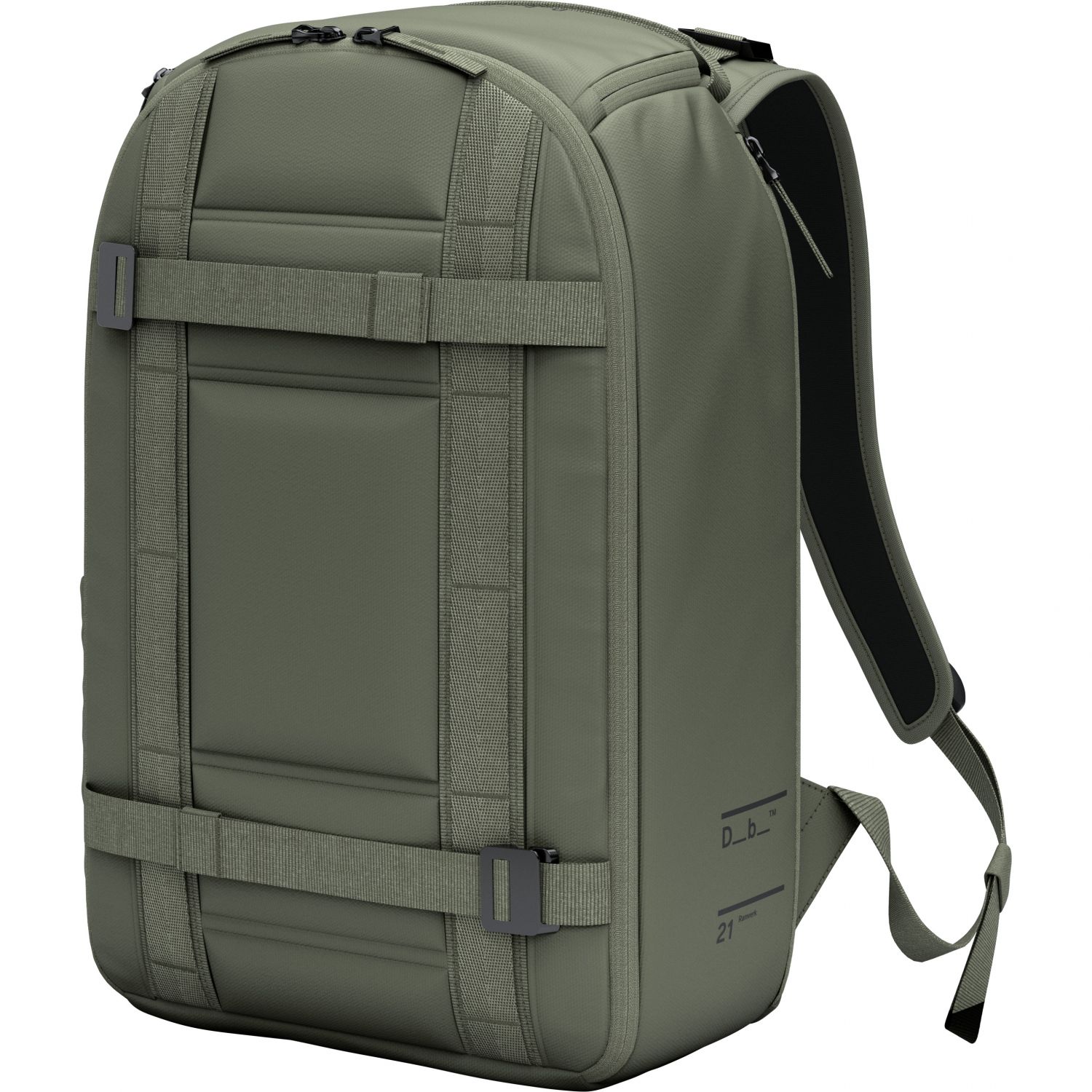 Db Ramverk, 21L, blackpack, moss green