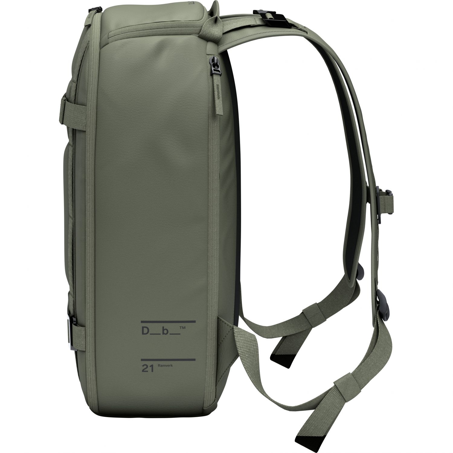 Db Ramverk, 21L, blackpack, moss green