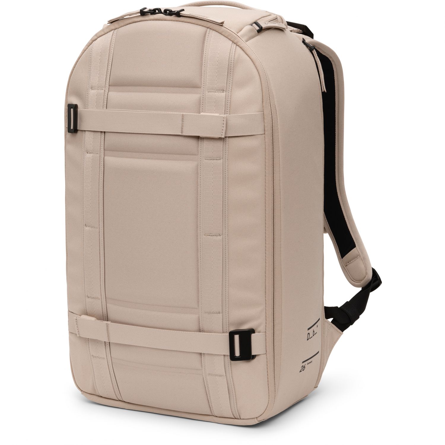 Db Ramverk, 26L, mochila, bege nevoeiro