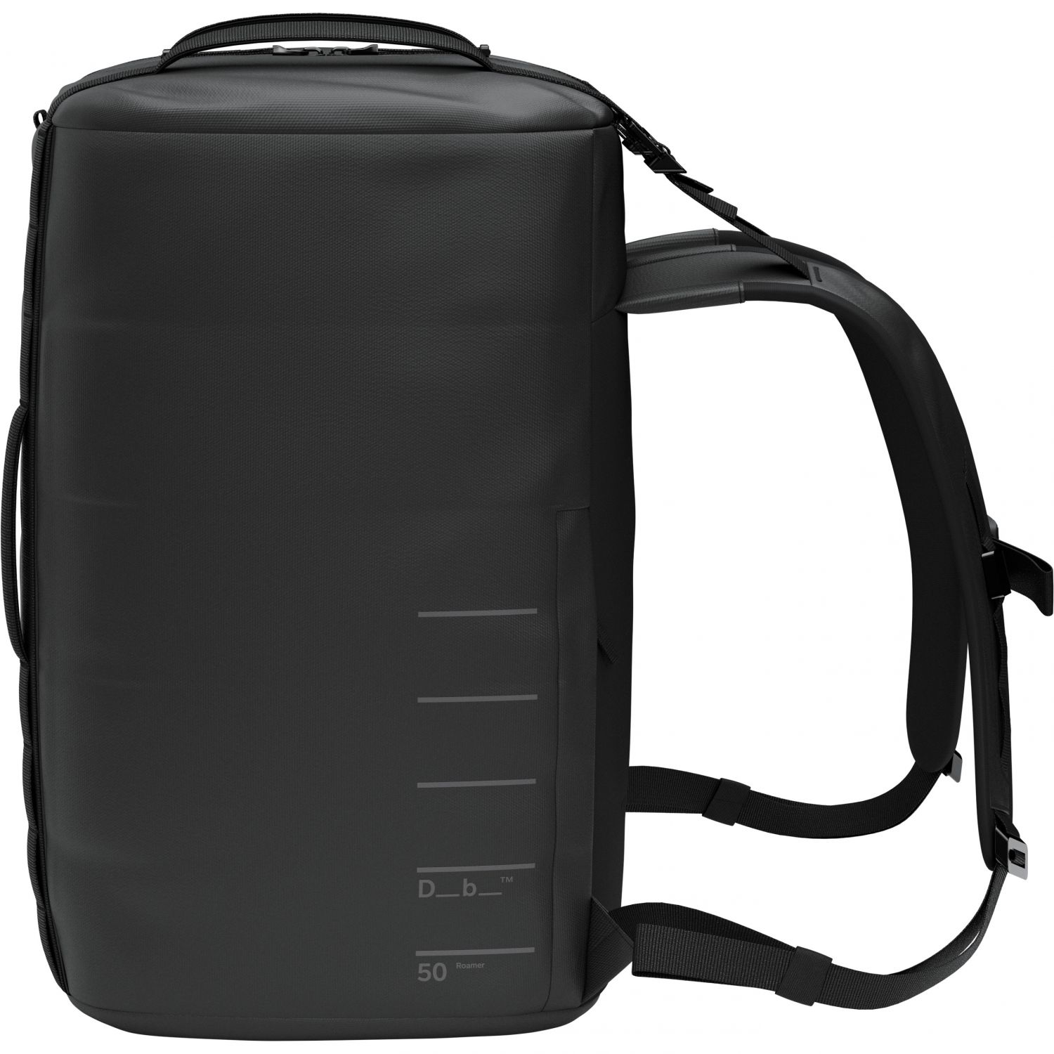 Db Roamer Pro Split Duffel, 50L, černá barva