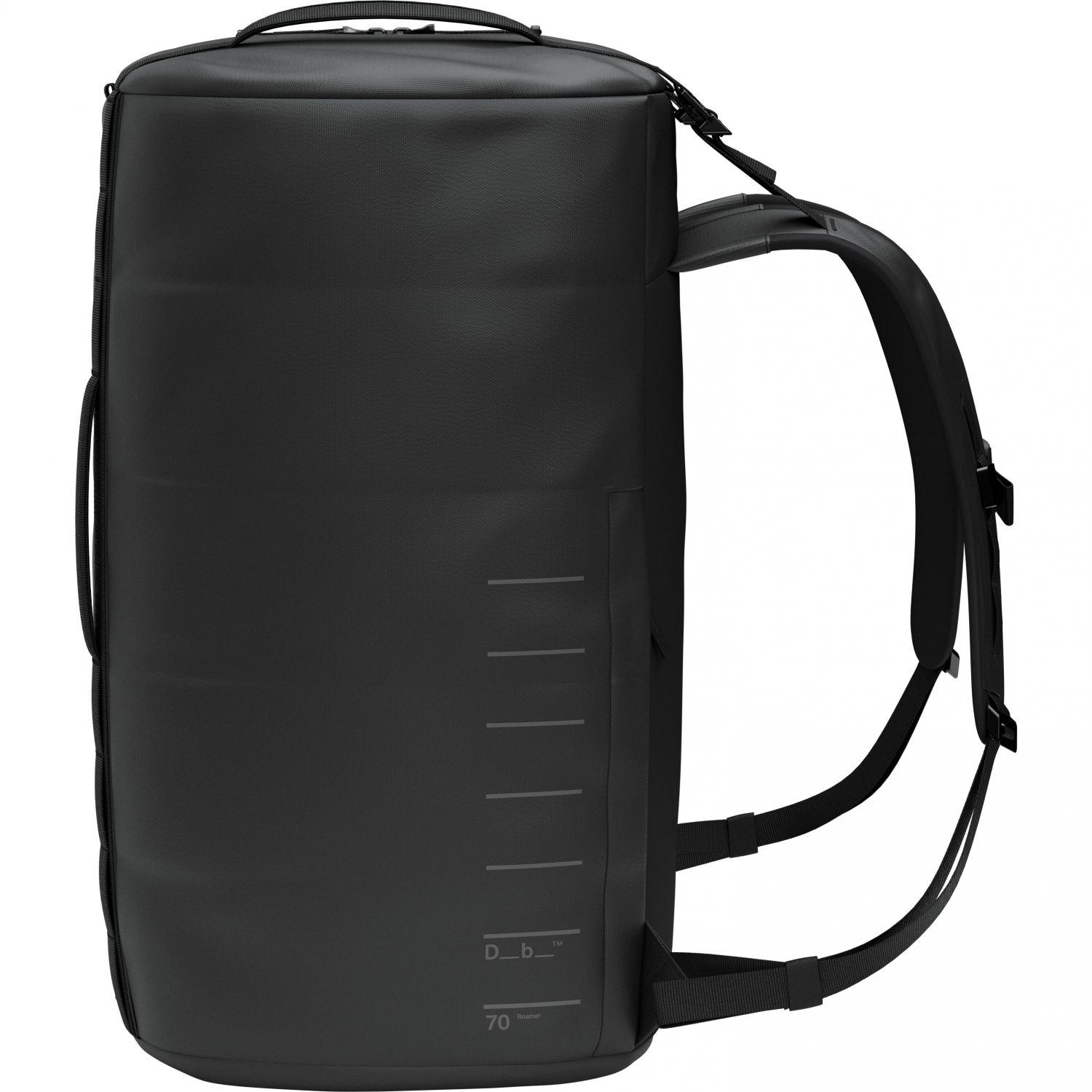 Db Roamer Pro Split Duffel, 70L, nero