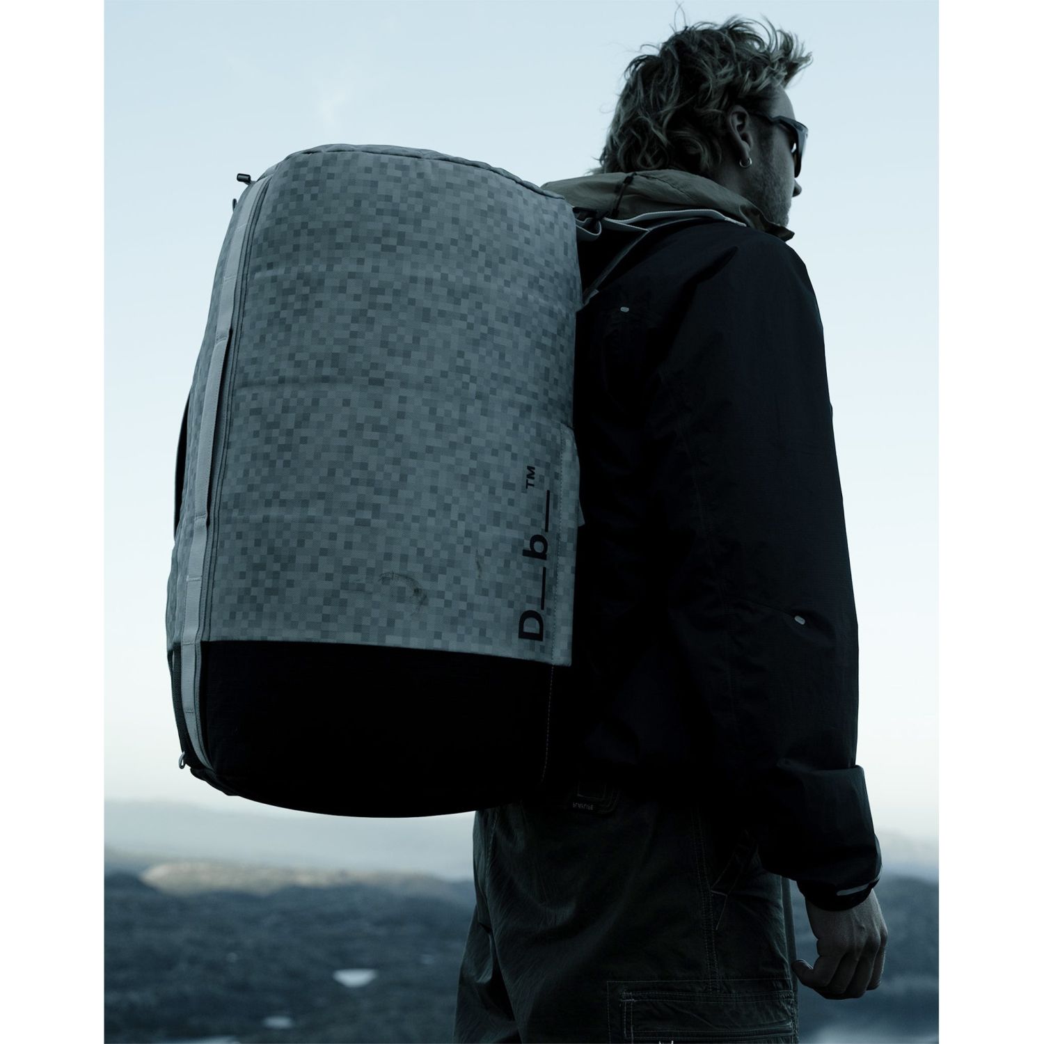 Db Roamer Pro Split Duffel 70L, White Noise