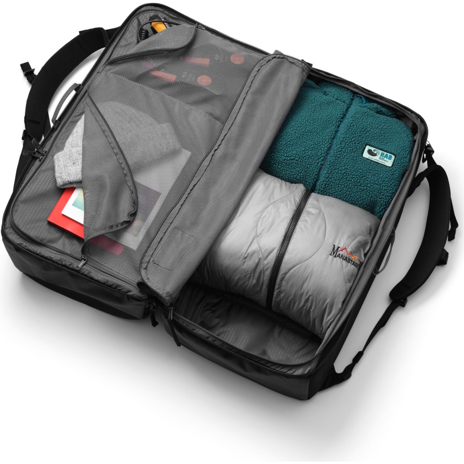 Db Roamer Pro Split geantă de voiaj 90L, Black Out