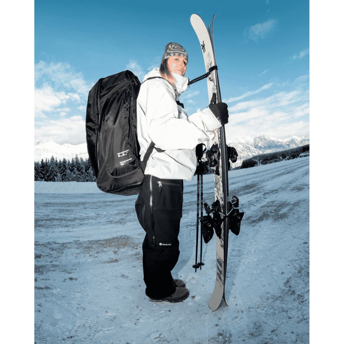 Db Snow Pro Racing Backpack 80L, Black Out