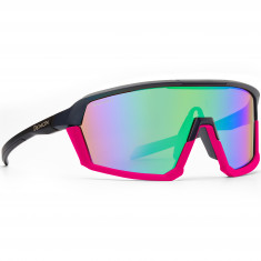 Demon Gravel, sunglasses, matt black magenta