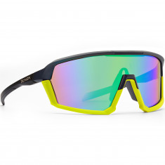 Demon Gravel, sunglasses, matt black yellow green