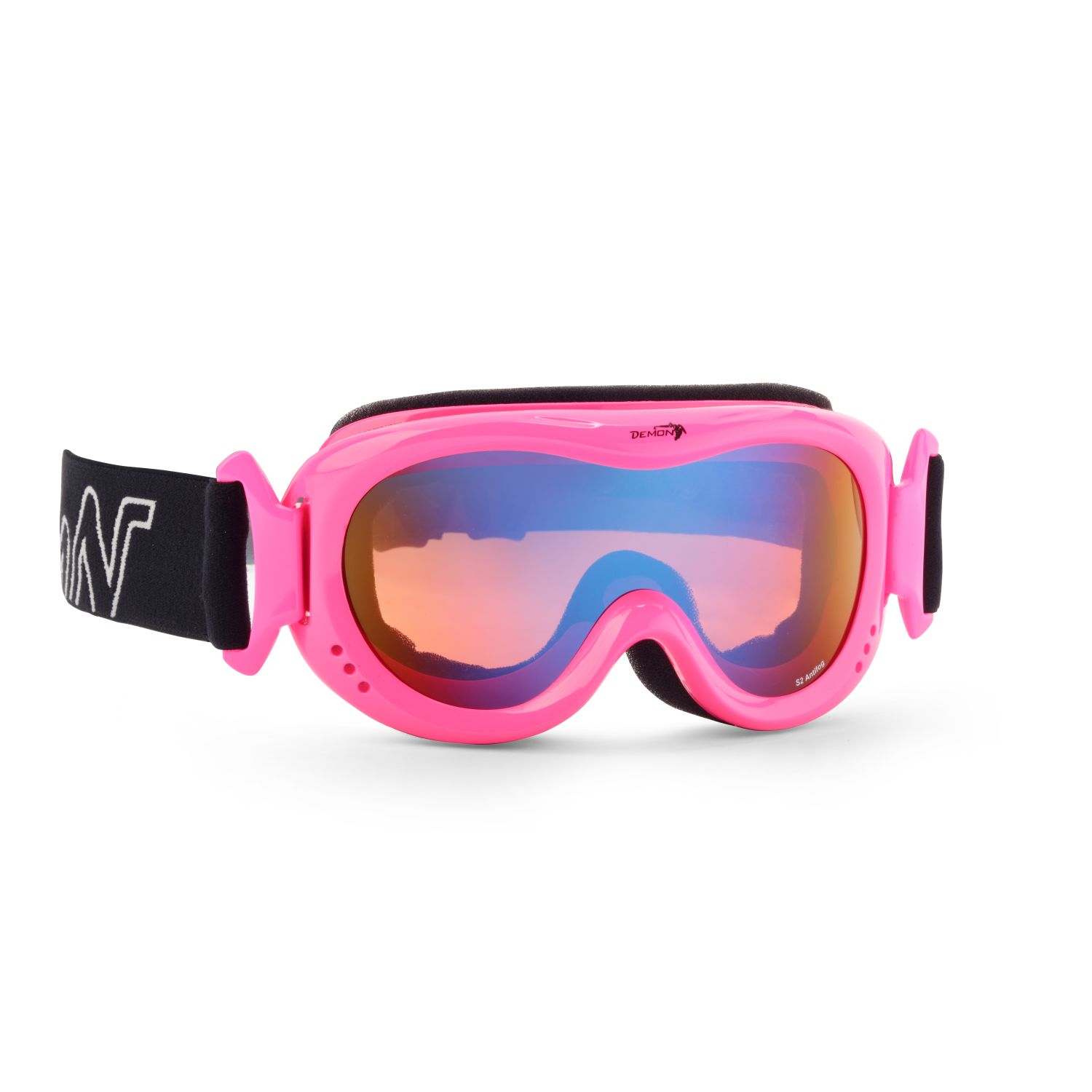 Demon Snow 6 Mirror, maschera da sci, junior, rosa
