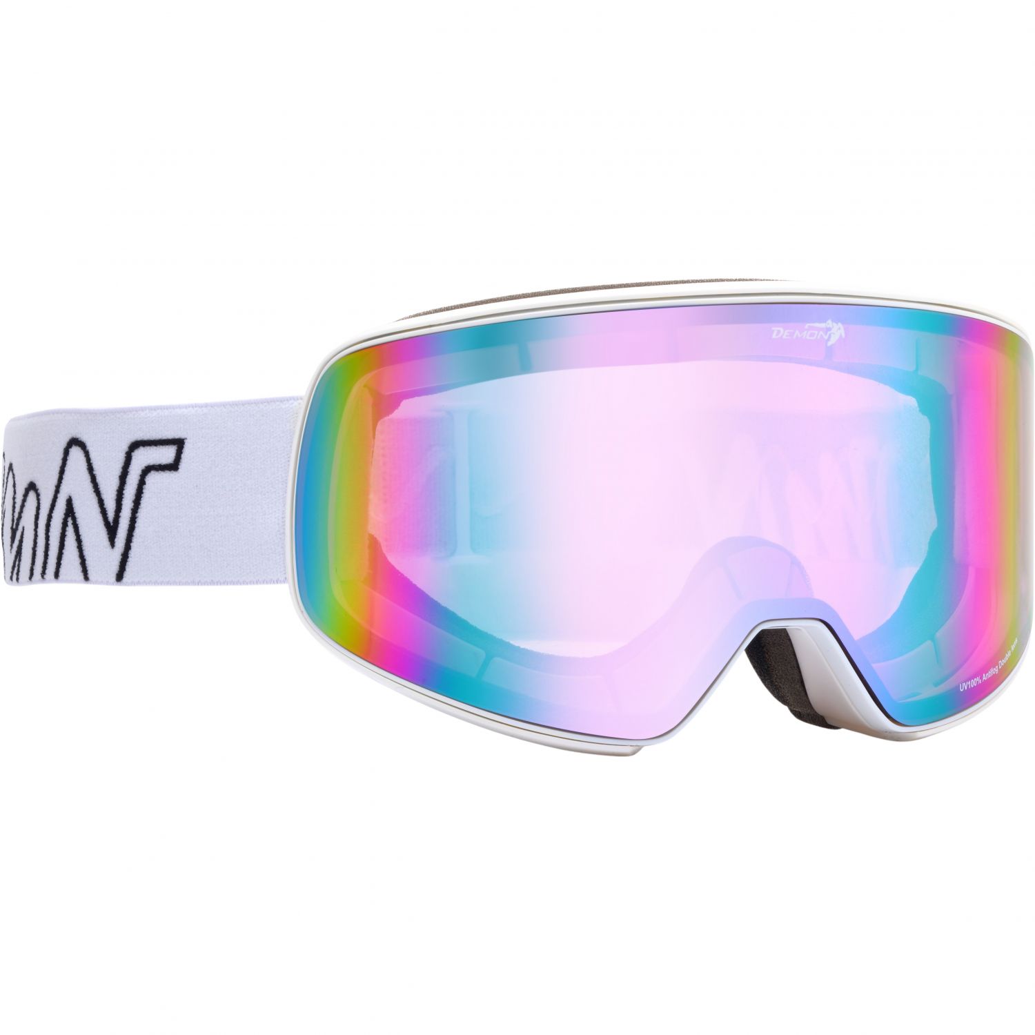 Demon Soular, ski goggles, matt white