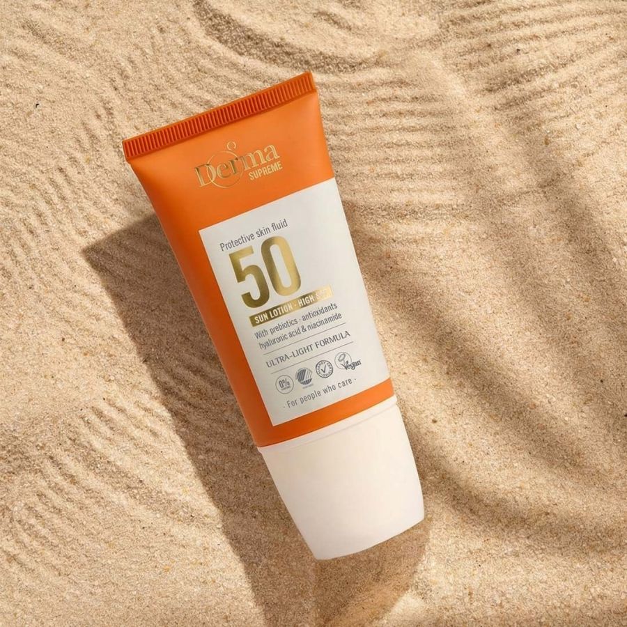 Derma Supreme slnečný fluid na tvár SPF50, 50 ml
