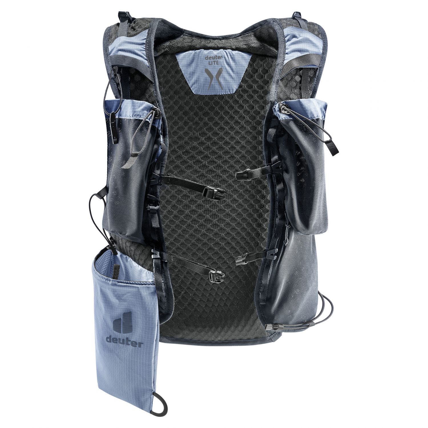 Deuter Ascender 13, bežecký ruksak, unisex, čierna