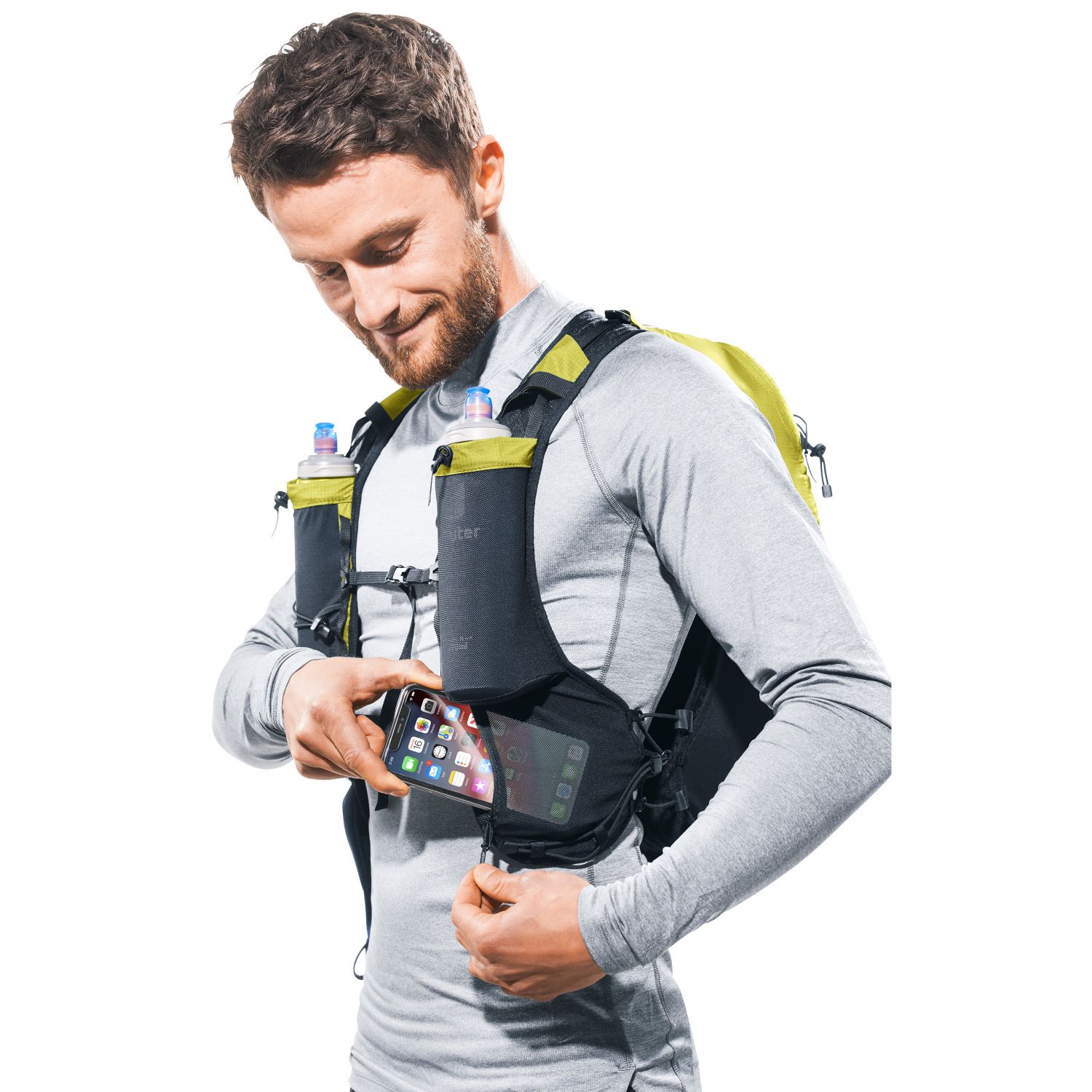 Deuter Ascender 13, mochila de corrida, unissex, alumínio
