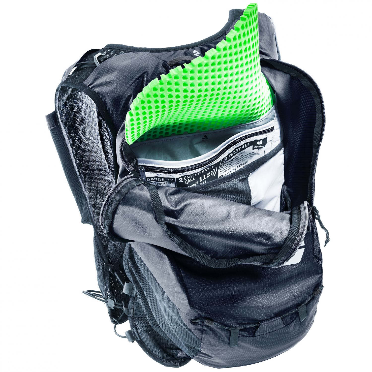 Deuter Ascender 7, bežecký batoh, čierny
