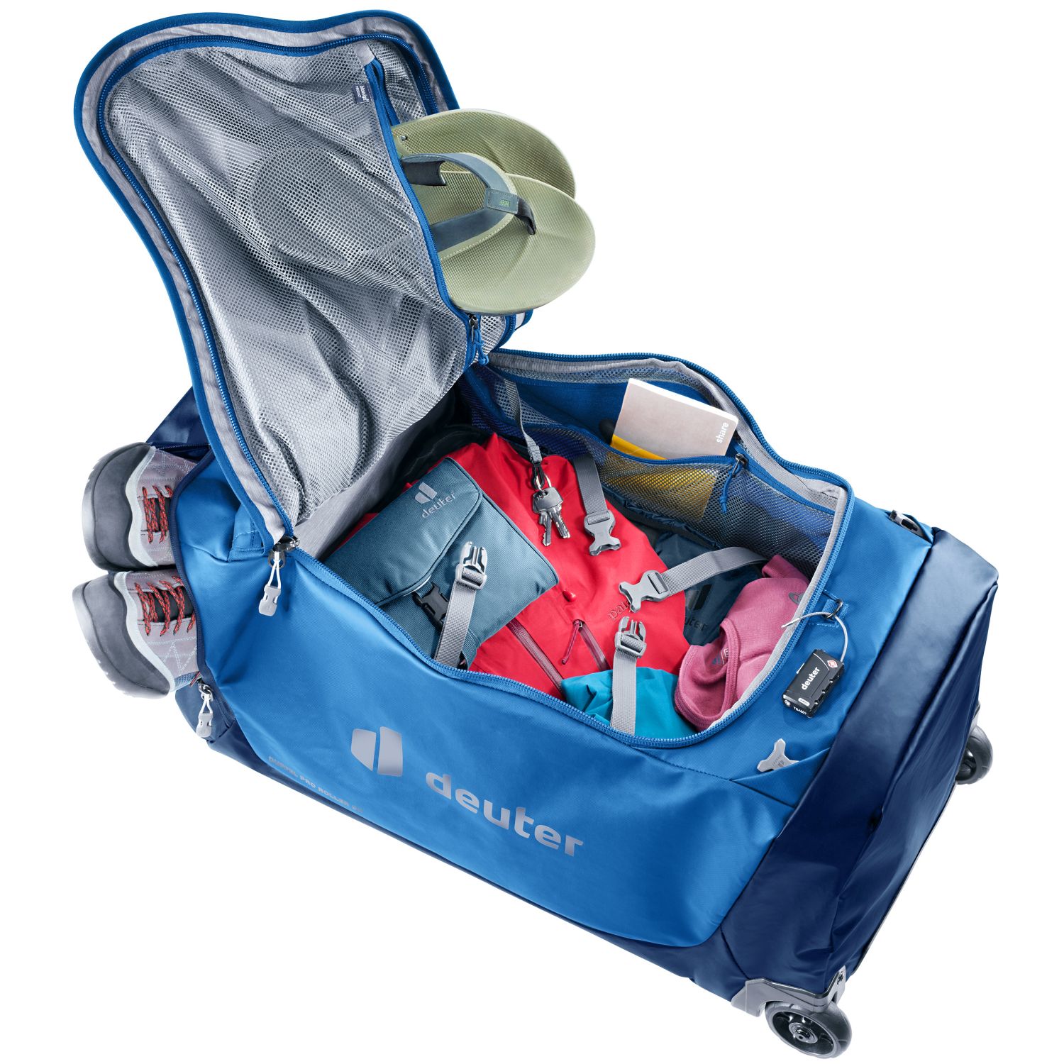 Deuter Duffel Pro Roller 90, blå