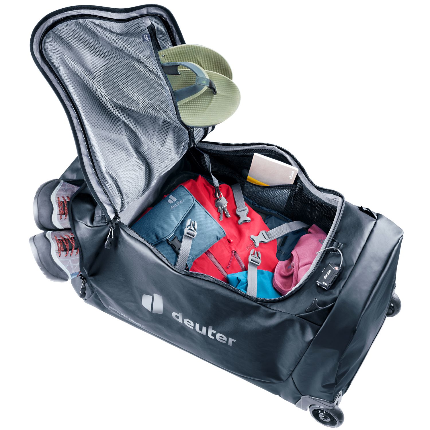 Deuter Duffel Pro Roller 90, schwarz