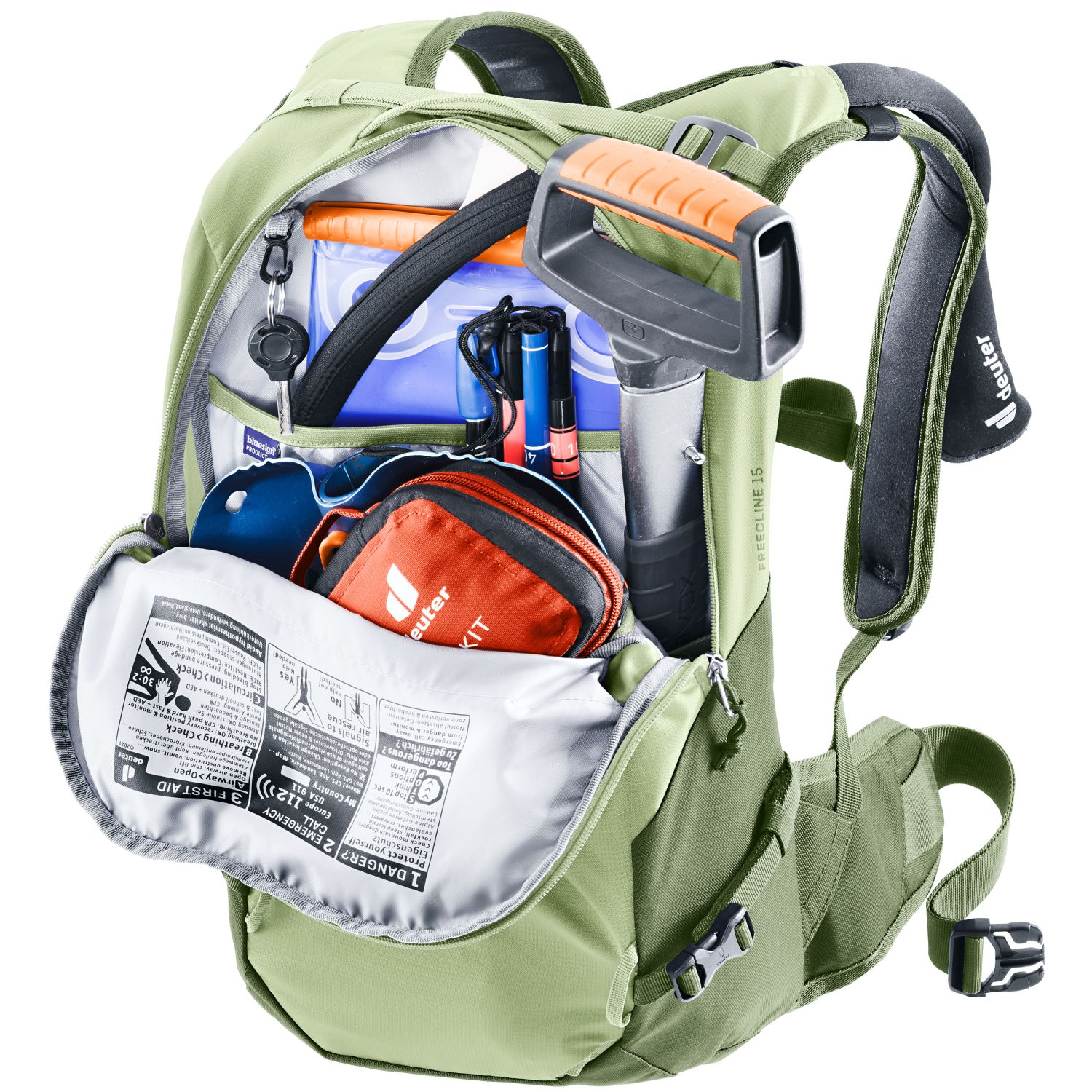 Deuter Freecline 15, grøn