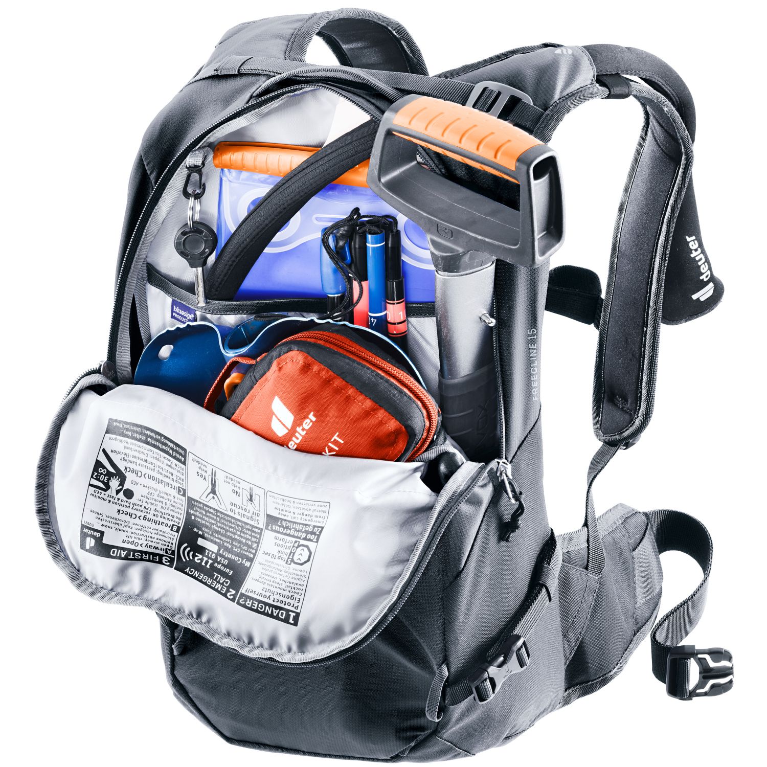 Deuter Freecline 15, sort