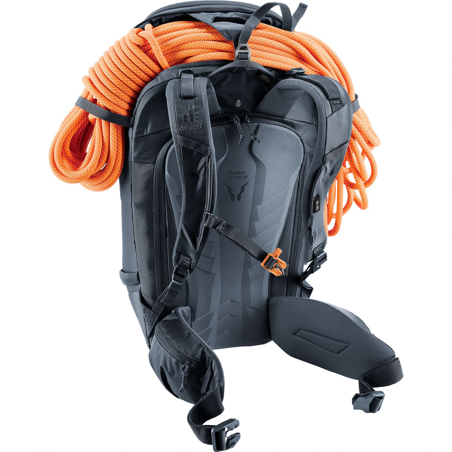 Deuter Freerider Pro 30+10 SL, feminino, preto