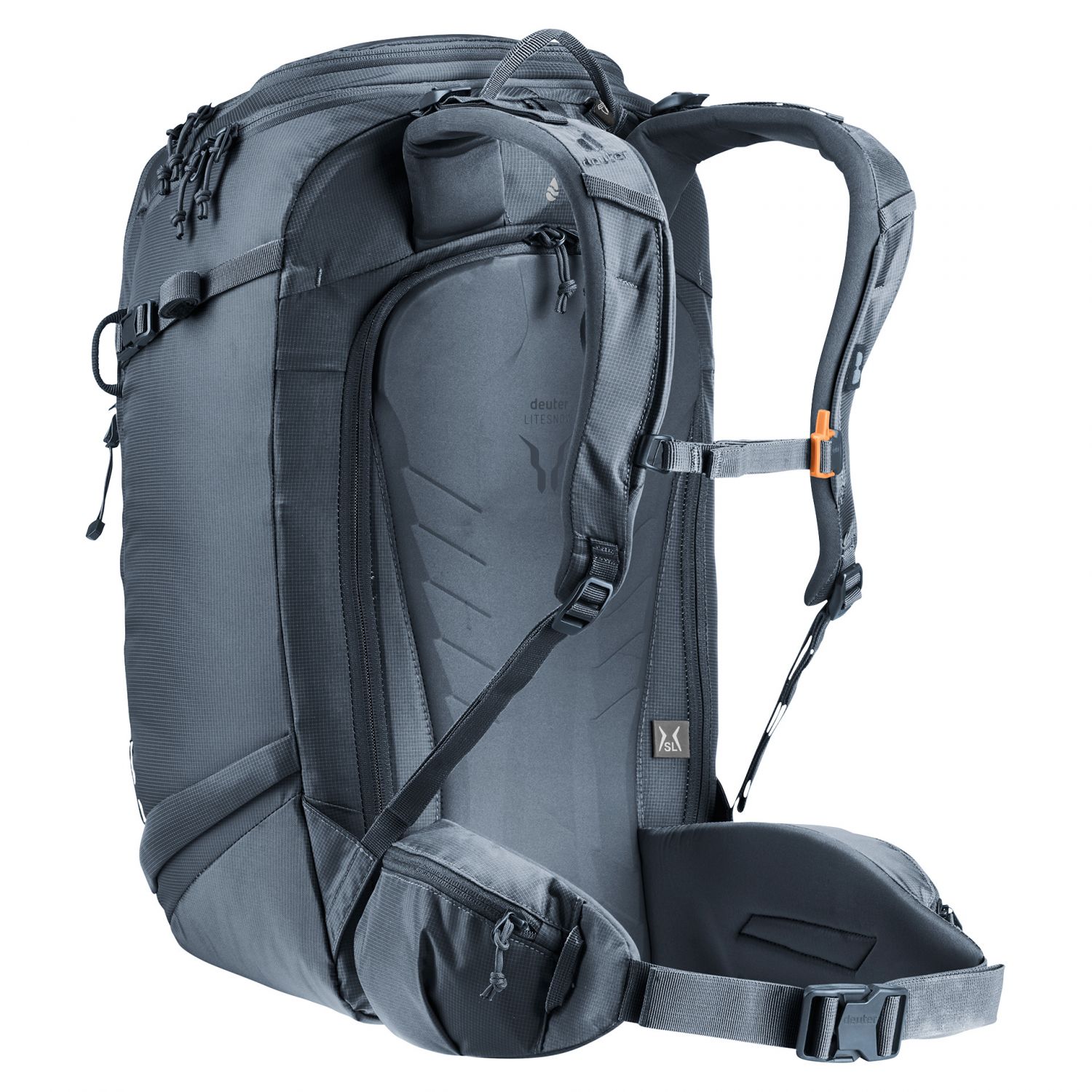 Deuter Freerider Pro 30+10 SL, dámsky batoh, čierna