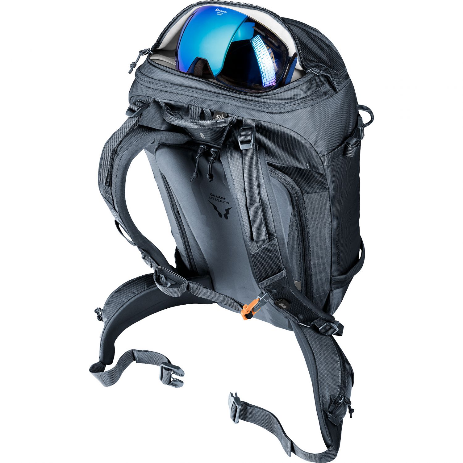 Deuter Freerider Pro 30+10 SL, dámsky batoh, čierna