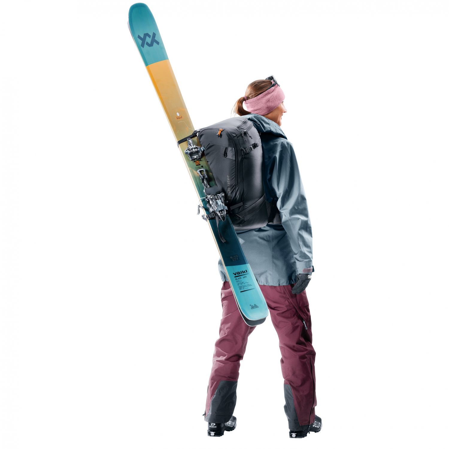 Deuter Freerider Pro 30+10 SL, dámsky batoh, čierna