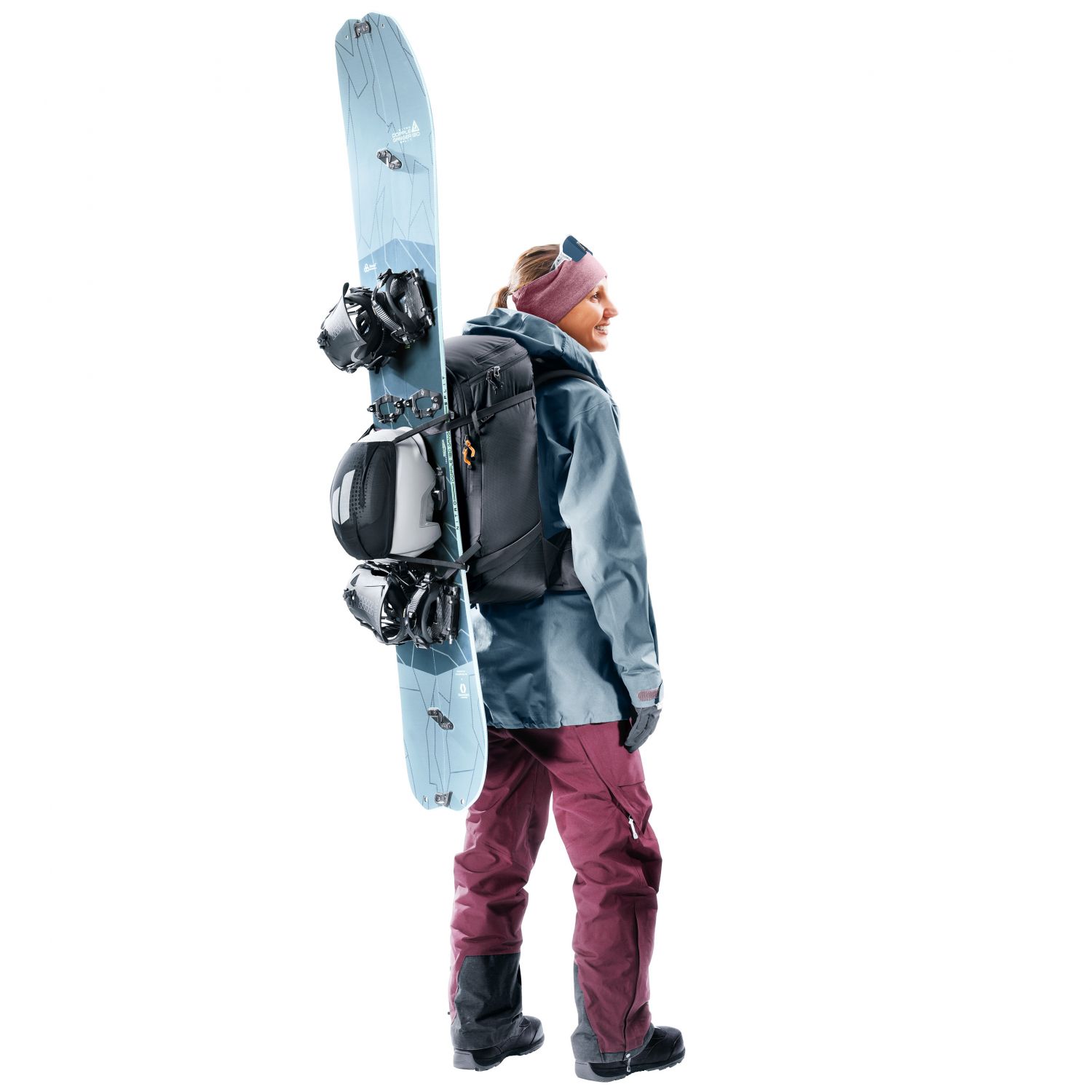 Deuter Freerider Pro 30+10 SL, dámsky batoh, čierna