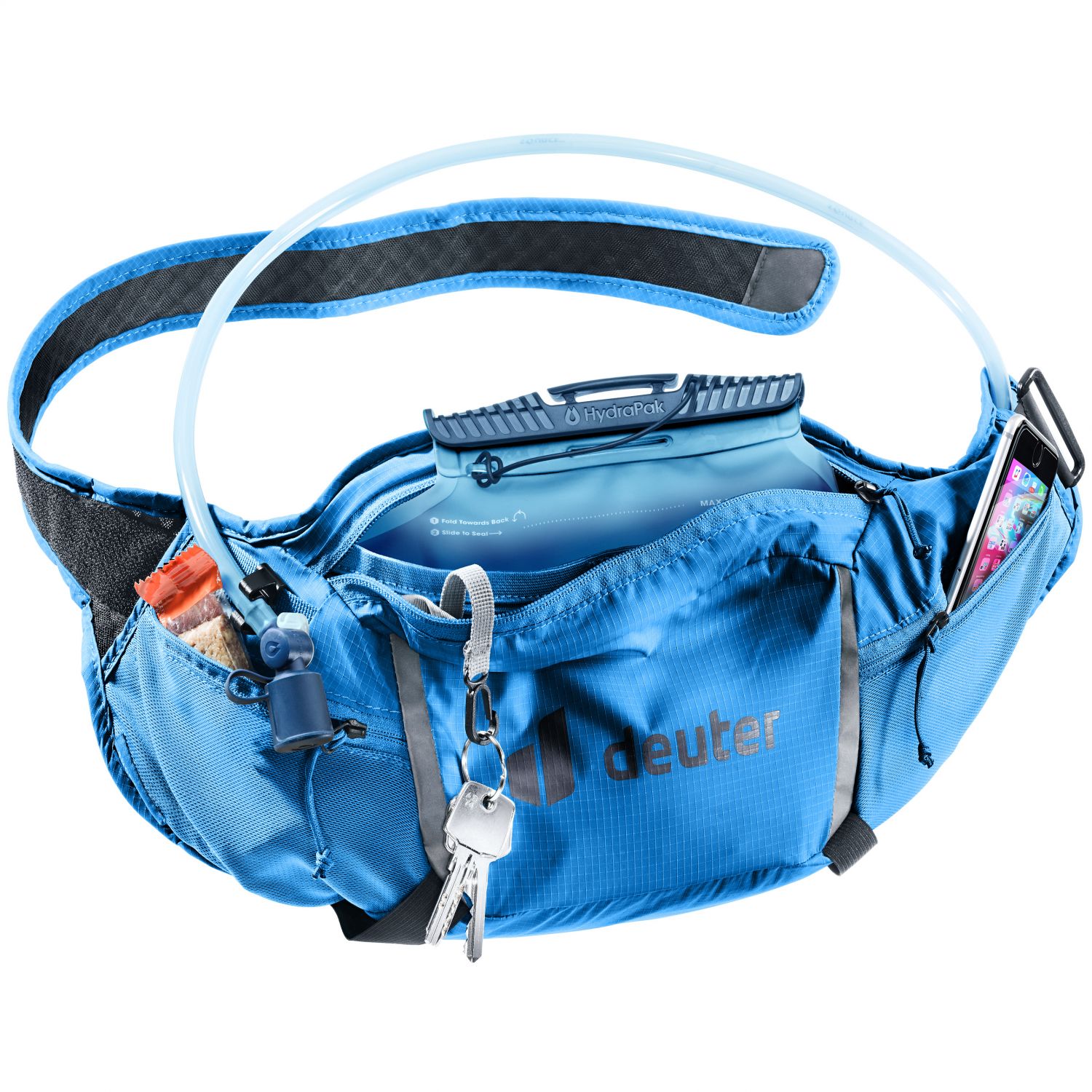 Deuter Shortrail III, mochila de corrida, preto