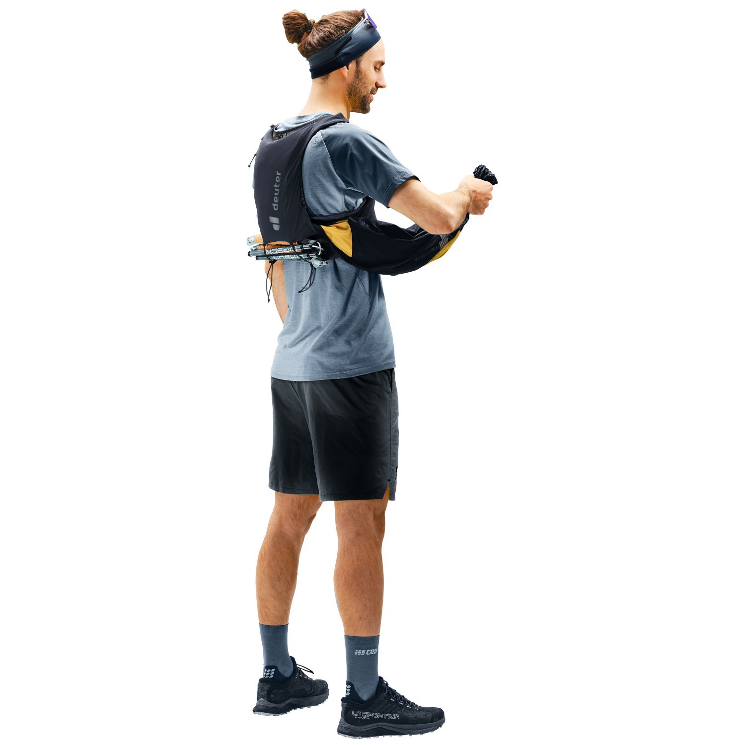 Deuter Traick 5, løberygsæk, sort