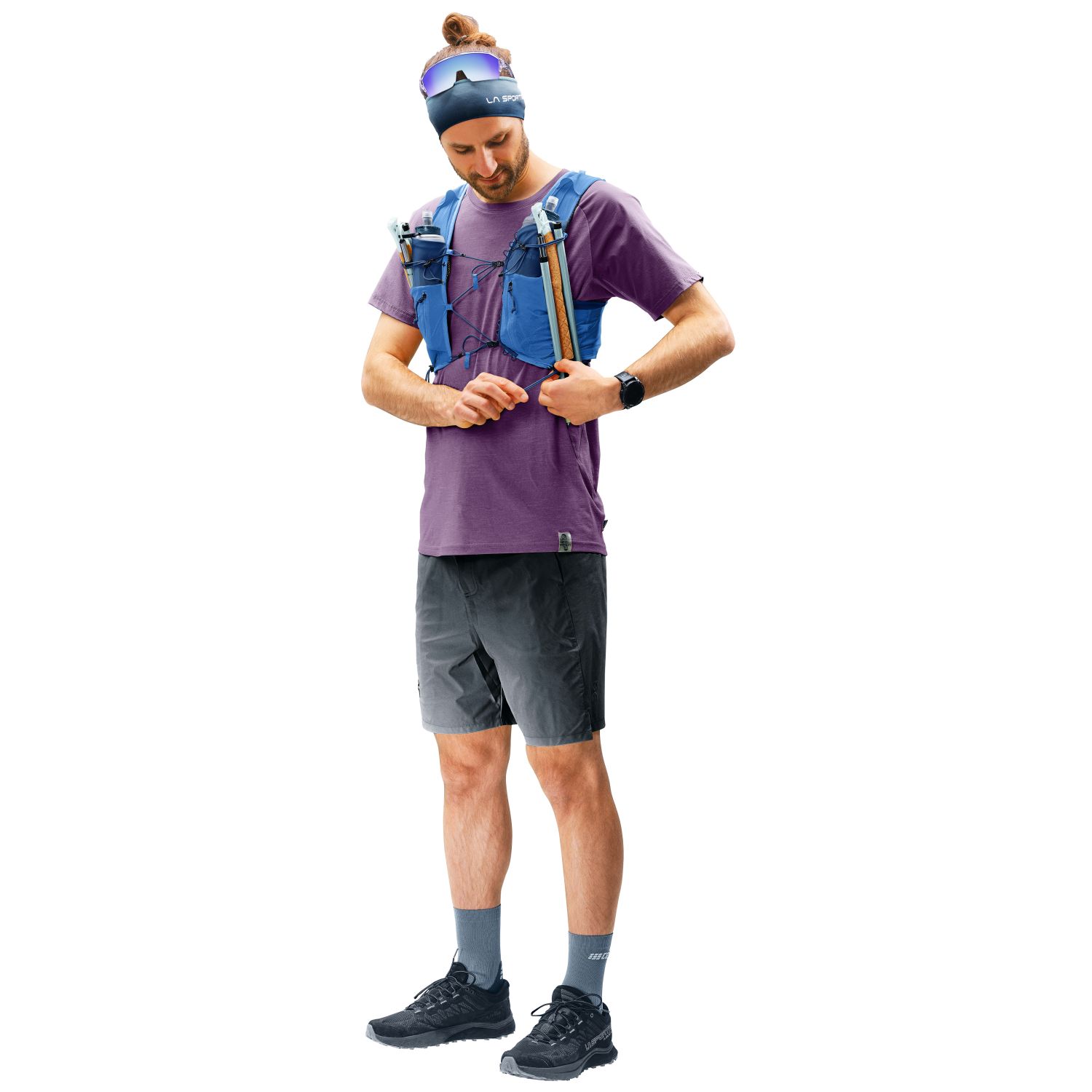 Deuter Traick 5, plecak biegowy, niebieski