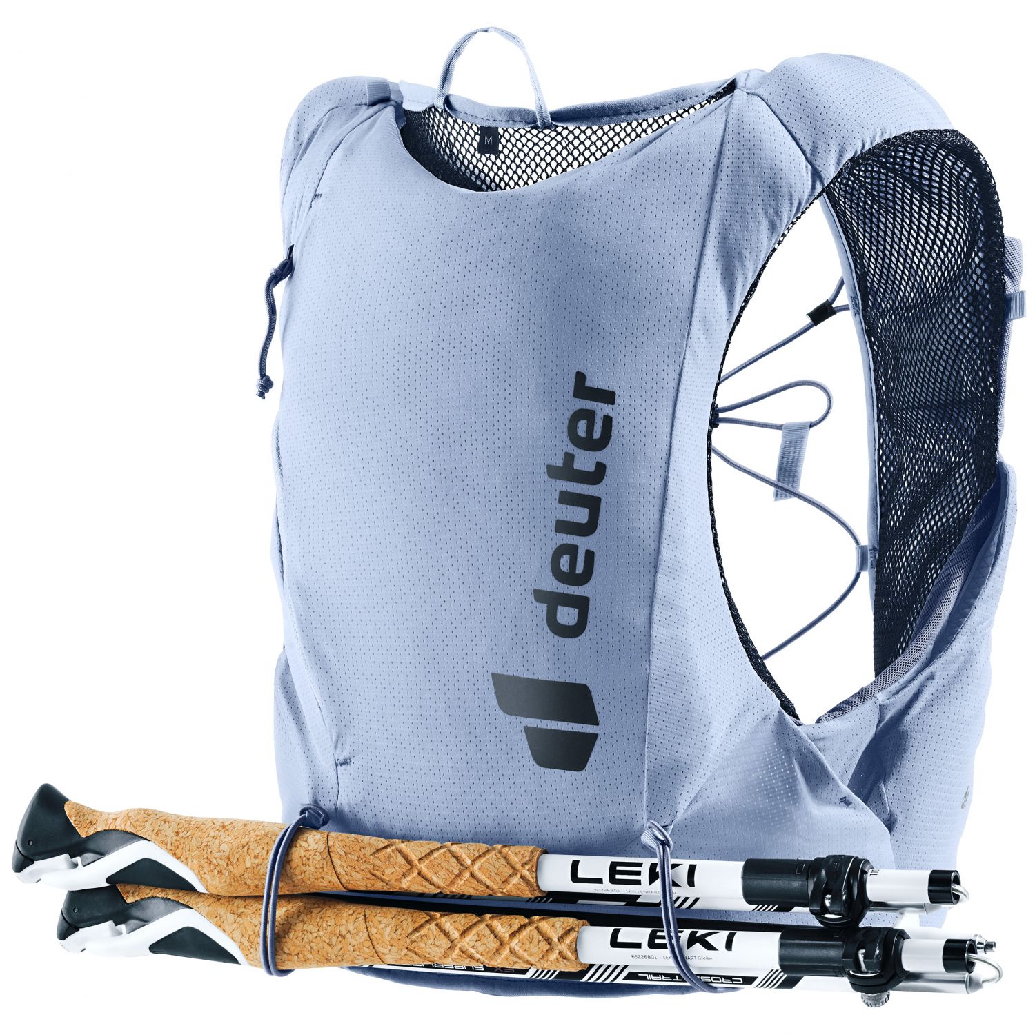 Deuter Traick 5 SL, mochila de corrida feminina, preta