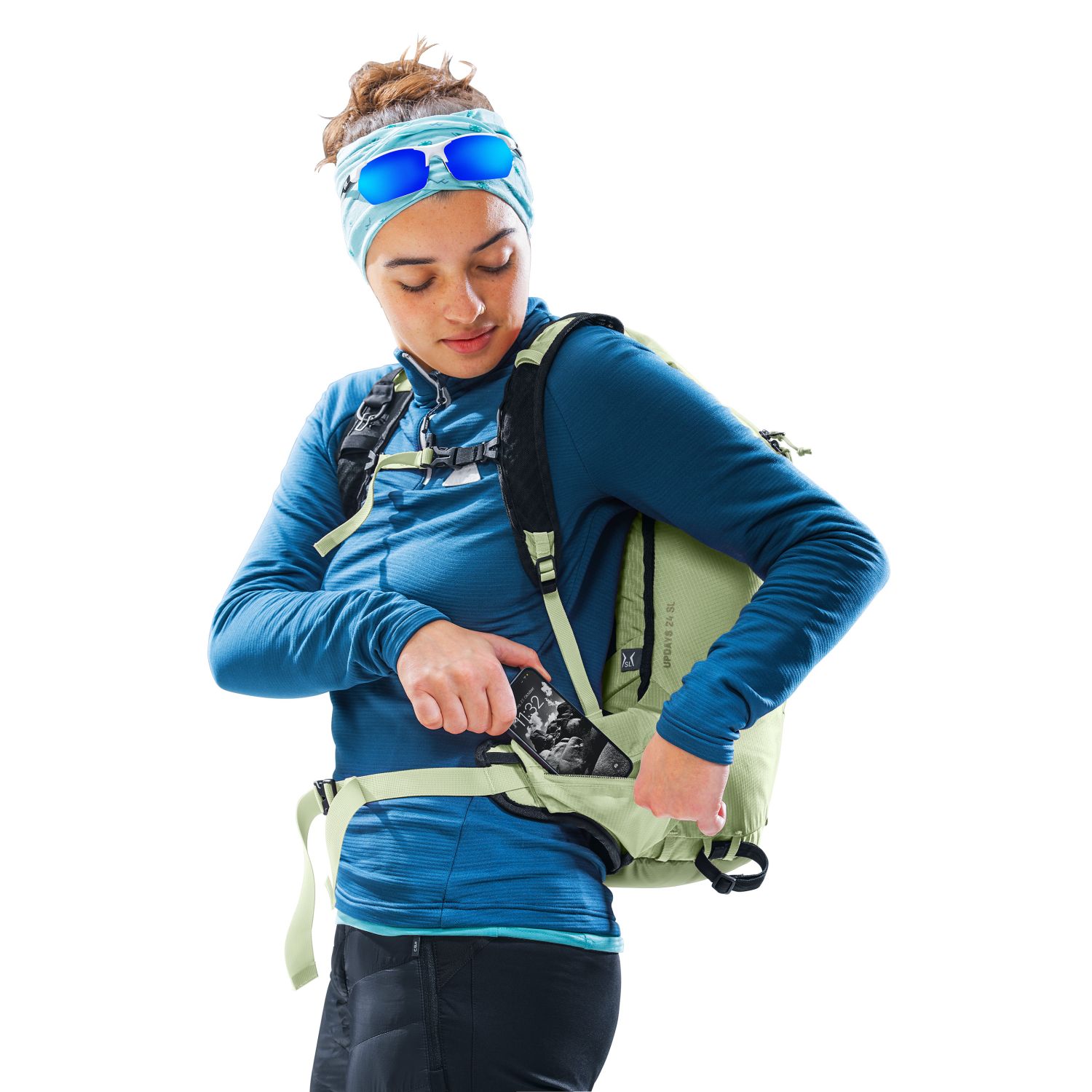 Deuter Updays 24 SL, batoh, dámský, zelený