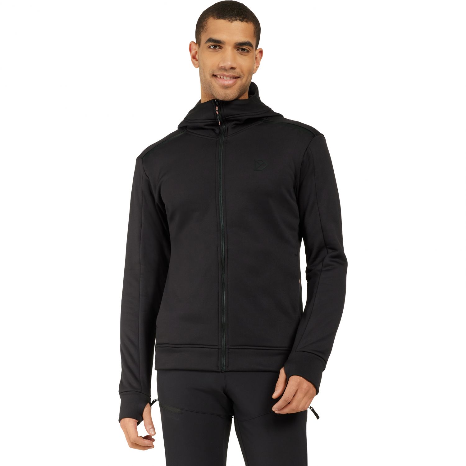 Didriksons Acke, Fleecejacke, Herren, schwarz