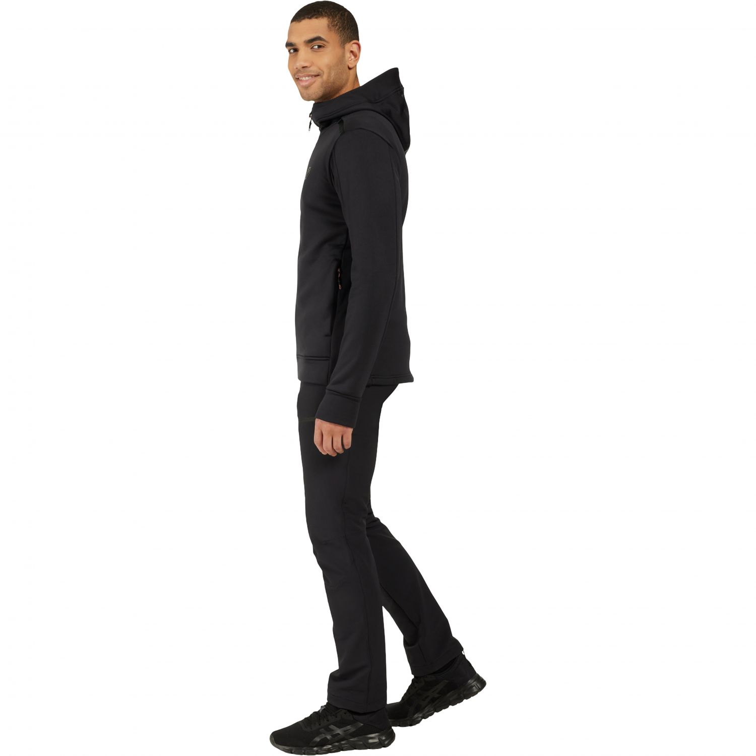 Didriksons Acke, Fleecejacke, Herren, schwarz