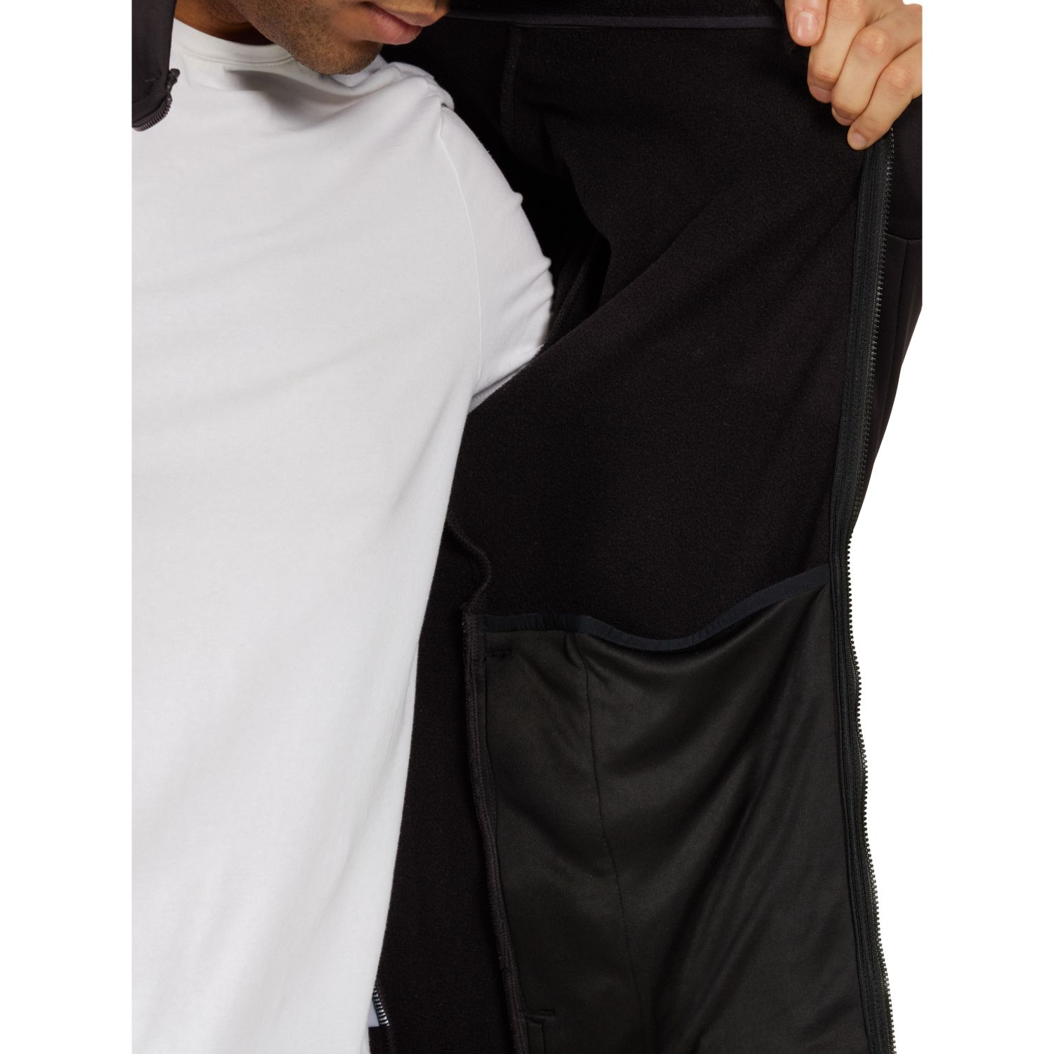 Didriksons Acke, giacca in pile, uomo, nero