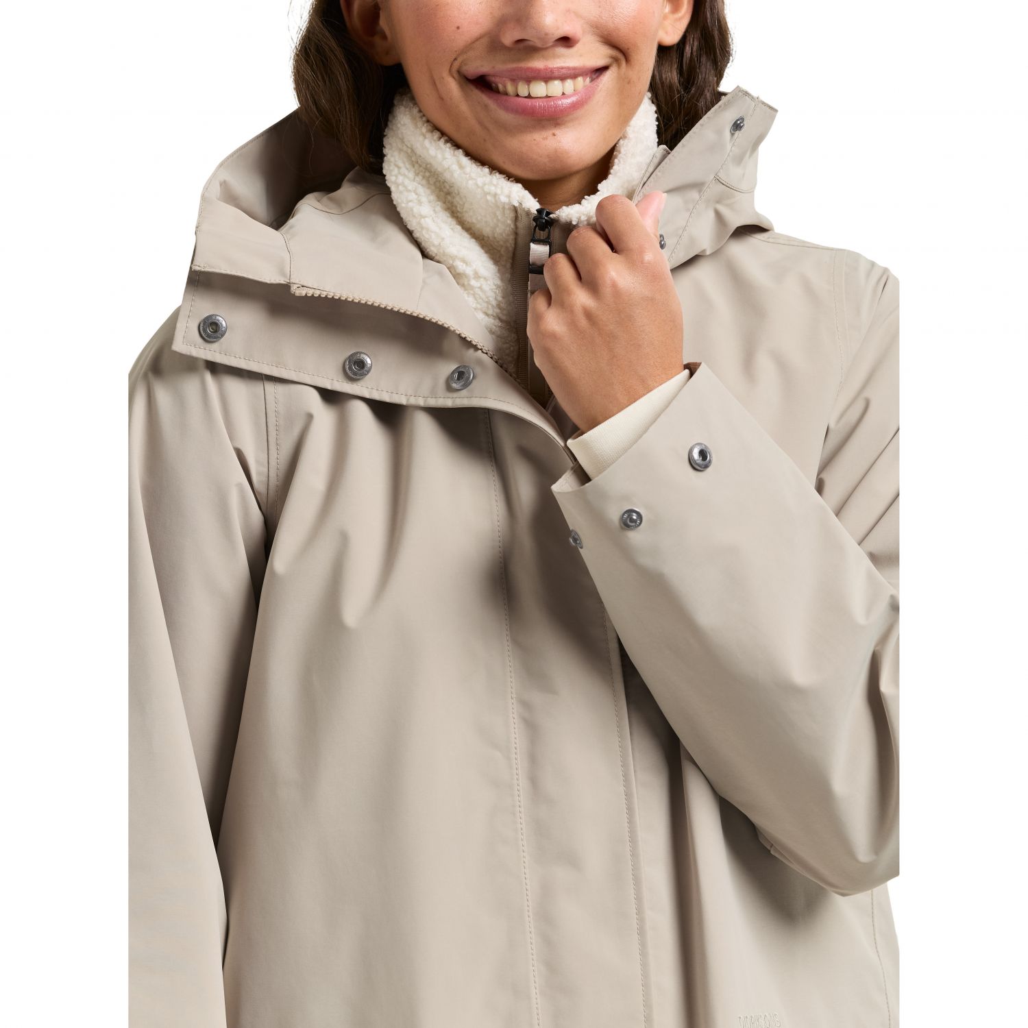 Didriksons Adria, manteau de pluie, femme, clay beige